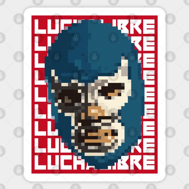 LUCHA LIBRE#35 Sticker by RK58